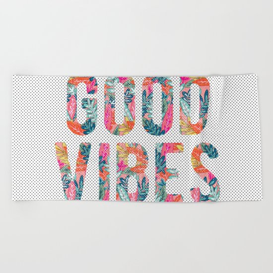 Good Vibes Beach Towel