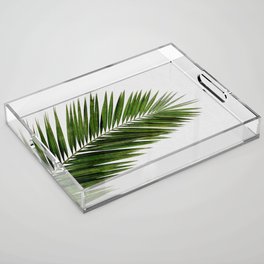 Palm Leaf I Acrylic Tray