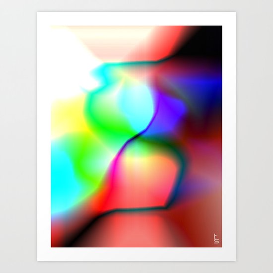 Color Collision II Art Print