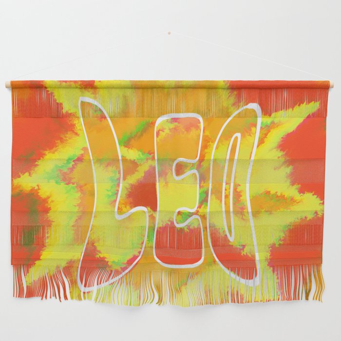 Leo Tie-Dye Wall Hanging