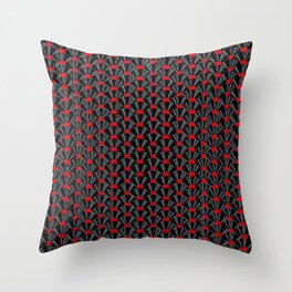 Covered in Vinyl / Vinyl records arranged in scale pattern Throw Pillow