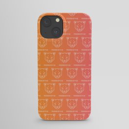 P22 Mountain Lion Pink & Orange Wrapping Paper iPhone Case