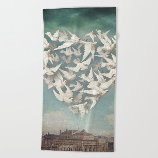 Longing Beach Towel