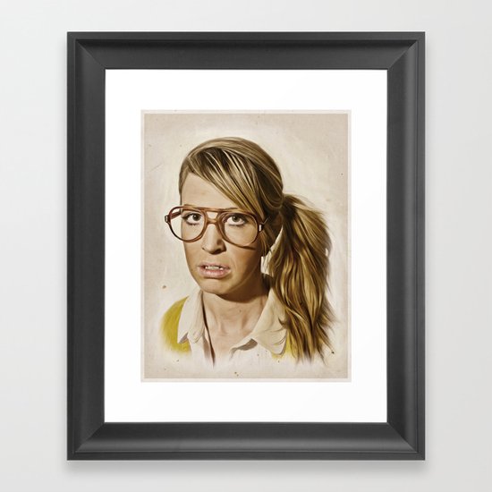 i.am.nerd. : Lizzy Framed Art Print