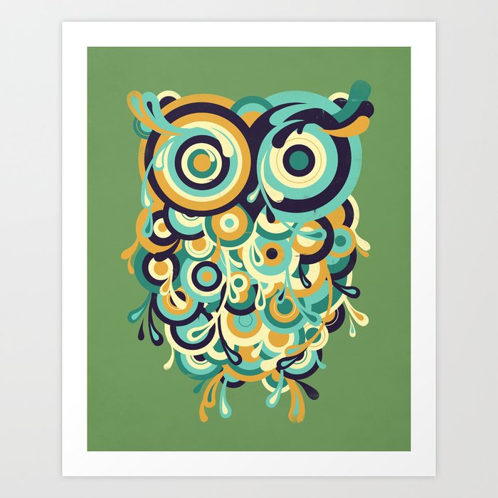 Hoot Art Print by Jay Fleck | Society6