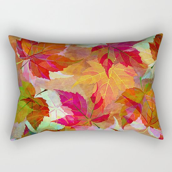 Autumn Leaves Rectangular Pillow