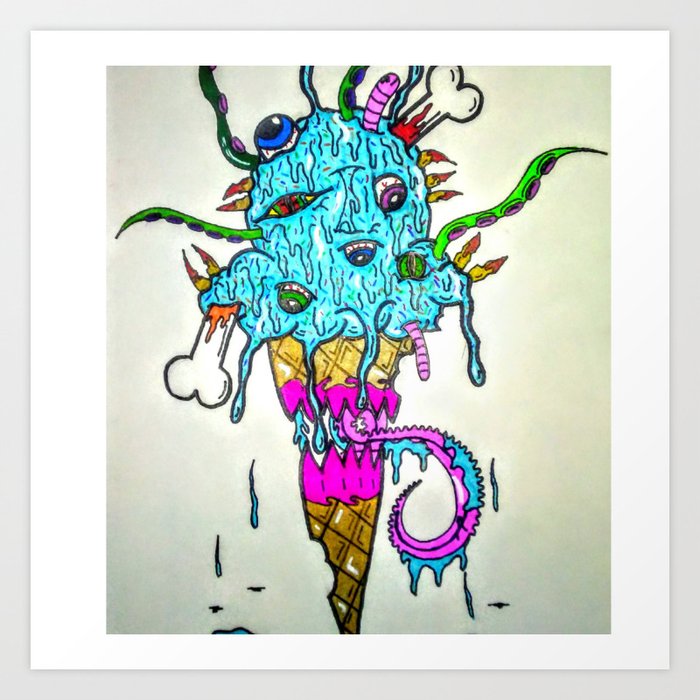 Ice Scream Art Print