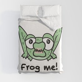 Frog me  Duvet Cover