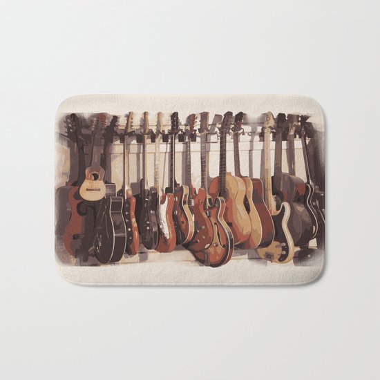 Guitar Bath Mat