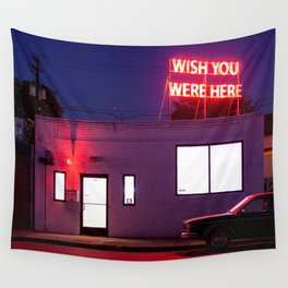 Wish You Were Here Wall Tapestry