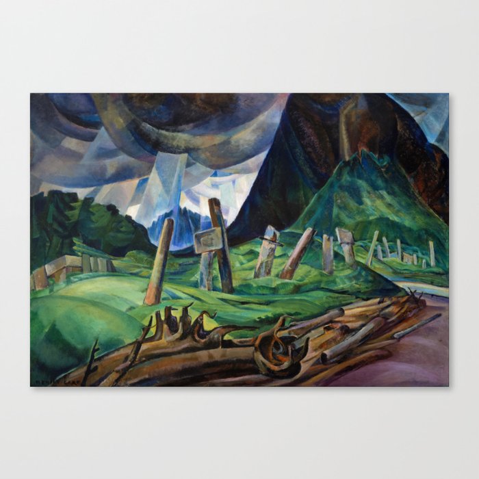 Vanquished, 1930 by Emily Carr Canvas Print