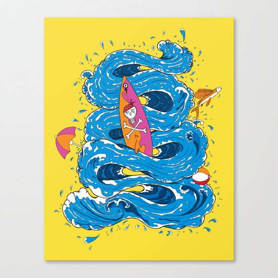 wipeout Canvas Print