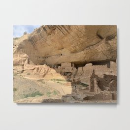 Mesa Verde National Park Longhouse Tour Metal Print | Indian, Hiking, Hike, Ancient, Arizona, Travel, Digital, Outdoors, Adventure, Trail 