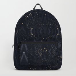 Blue desert - Modern glitch pattern  Backpack