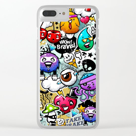 graffiti fun Clear iPhone Case