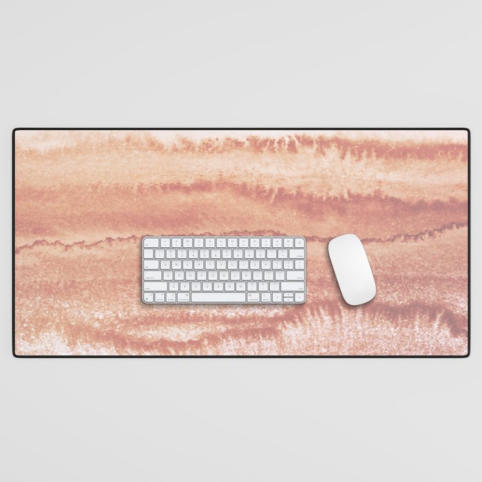 WITHIN THE TIDES BURNISH EARTH by Monika Strigel Desk Mat