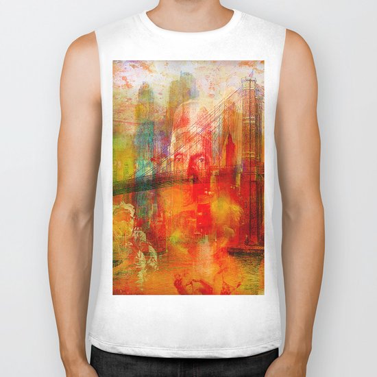 Memory of a dream of childhood Biker Tank