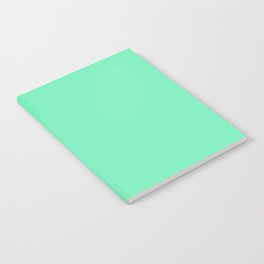 SEAFOAM GREEN color. Solid color Celadon  Notebook