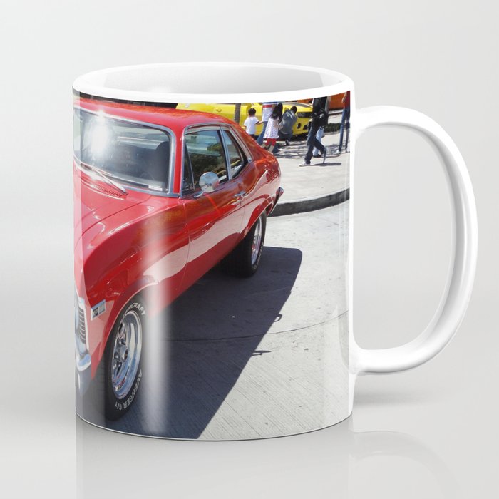 Vintage 350 Nova Classic American Muscle car automobile transportation color photography / photographs poster posters Coffee Mug