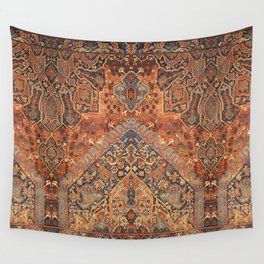 Golden Oriental Vintage Traditional Moroccan Style Wall Tapestry