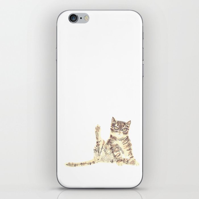 Cheeky Kitty Cat iPhone Skin