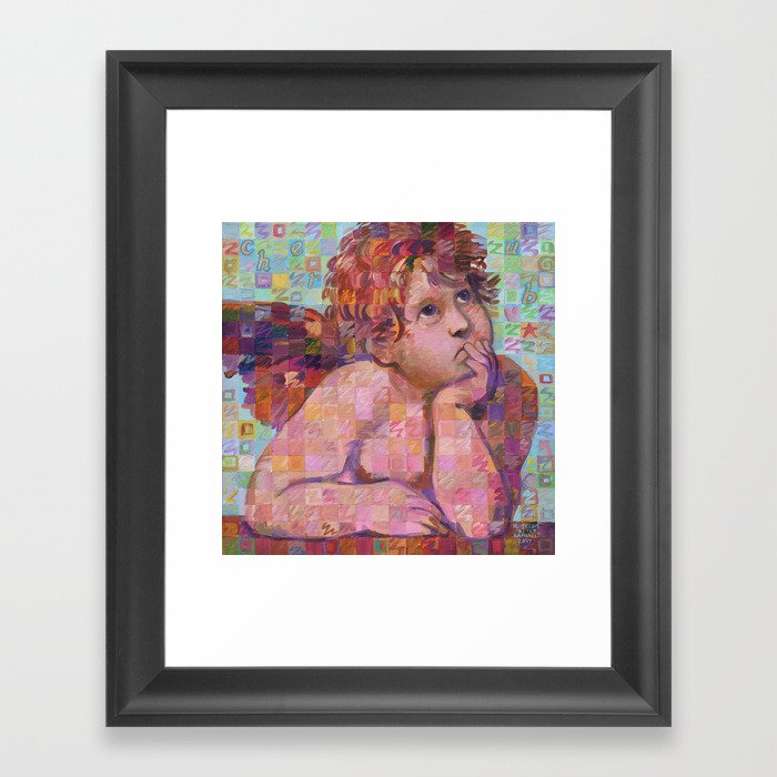 Sistine Cherub No. 1 Framed Art Print