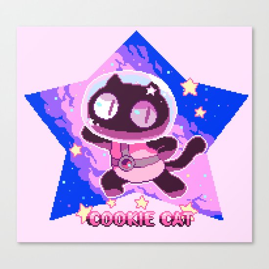 COOKIE CAT Canvas Print