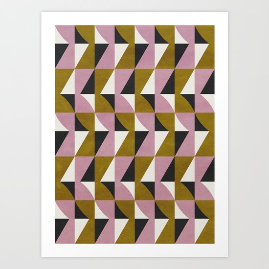 colour + pattern 10 Art Print