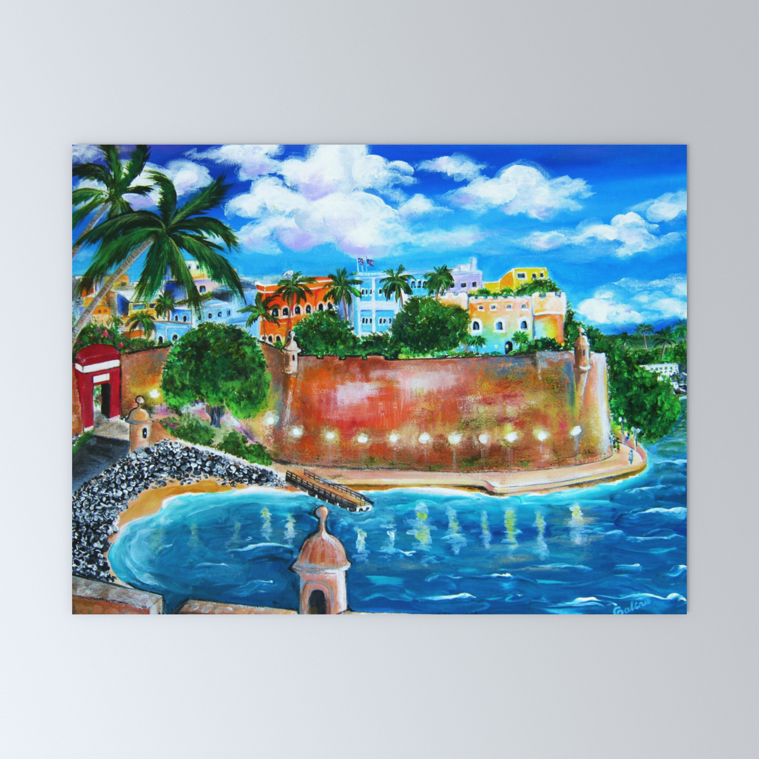 La Fortaleza Old San Juan Puerto Rico Mini Art Print By