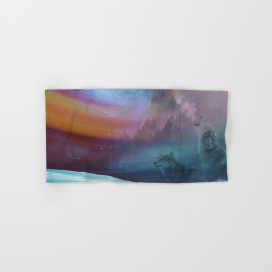 Howling at the moon Hand & Bath Towel