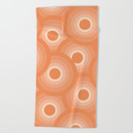 Orange Creamsicle Beach Towel