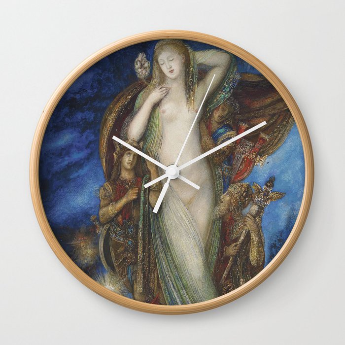 Helen Glorified, 1896 - Gustave Moreau Wall Clock