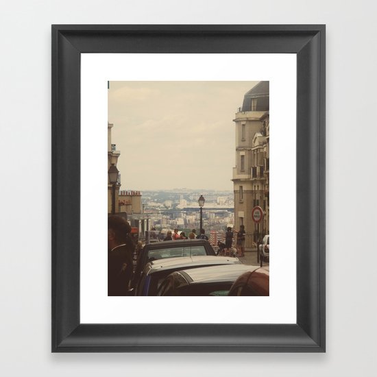 Paris Street Framed Art Print