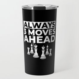 Chess Board Player Opening Game Beginner Travel Mug