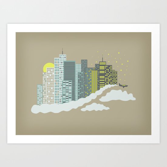 Skyscrapers Art Print