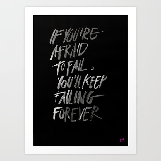 FAILFOREVER Art Print