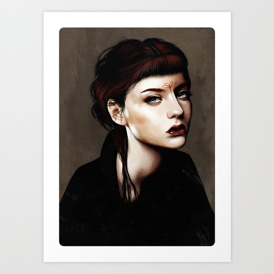 Zoey Scarlet Art Print
