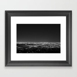 LA Lights Framed Art Print