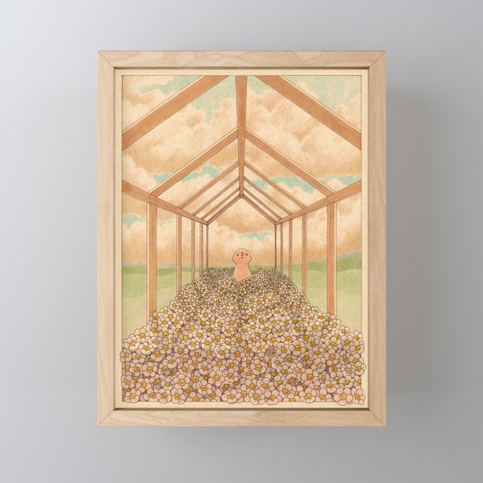 Greenhouse Framed Mini Art Print