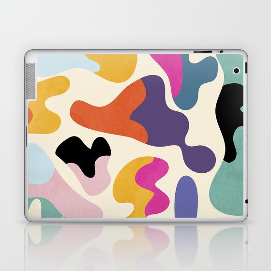 abstract modern organic shapes 22 Laptop & iPad Skin