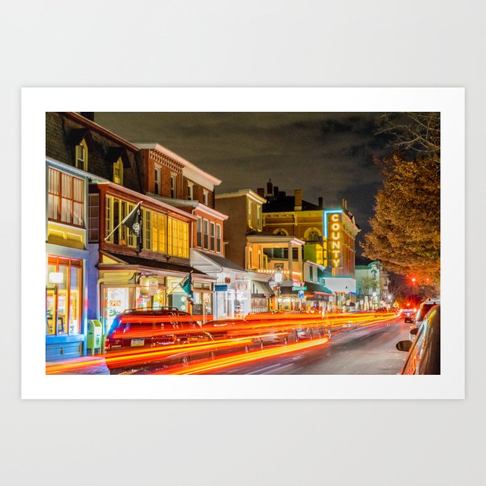 The Electricity of State Street Art Print