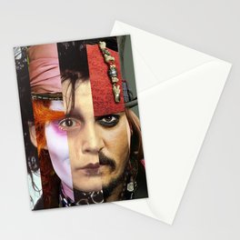 Faces Johnny Depp Stationery Cards