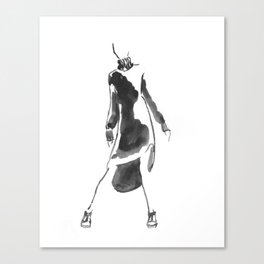 Ink Sweater Canvas Print