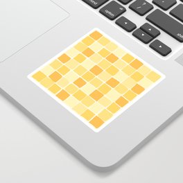 Modern Square Tiles - Sunshine Palette Sticker