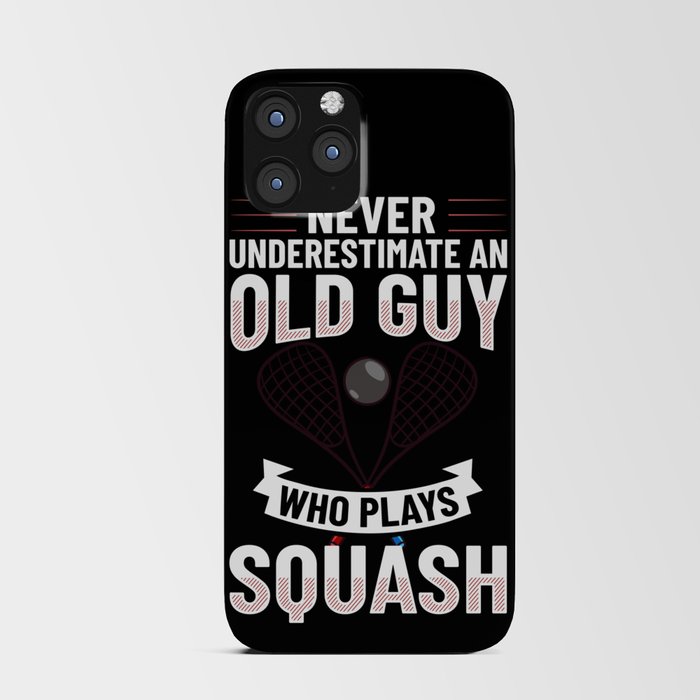 Squash Sport Game Ball Racket Court Player iPhone Card Case