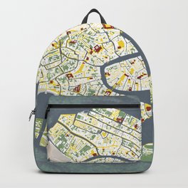 Venice city map antique Backpack | Old Maps, Venezia, Venicemap, Vintage, Streetmaps, Map, Italy, Graphicdesign, Cartography, Venicecitymap 