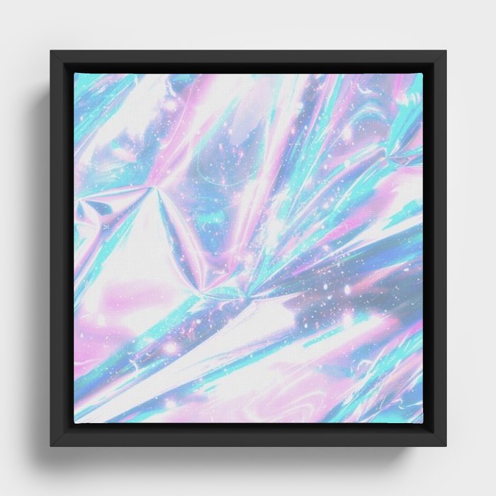 Iridescence Framed Canvas