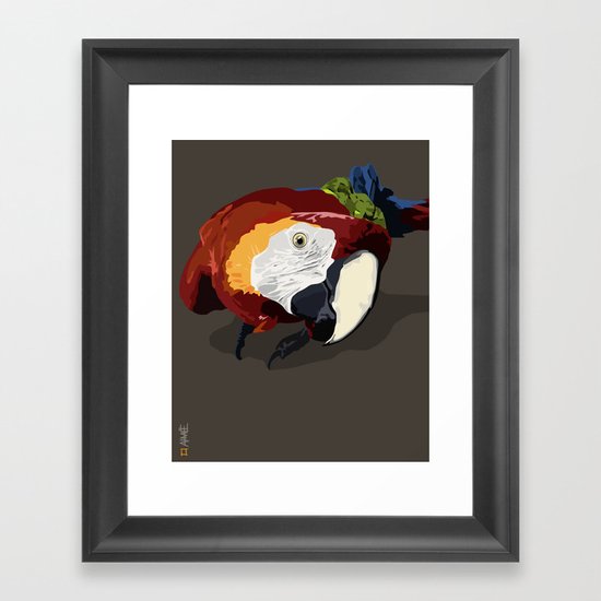 Macaw Framed Art Print