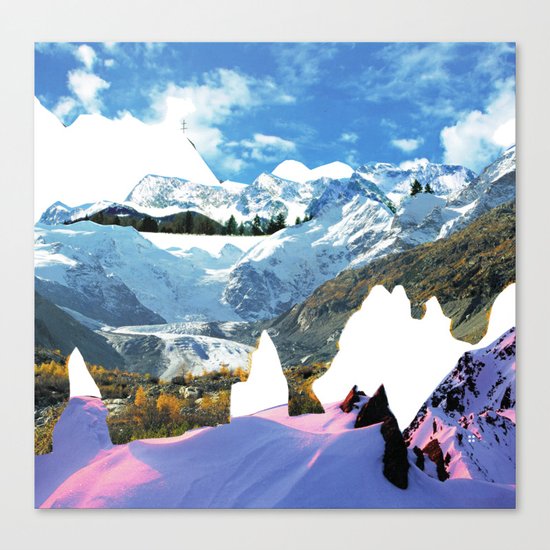 Experiment am Berg 29 Canvas Print