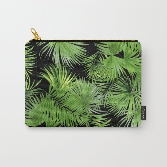 Palm Pattern Carry-All Pouch